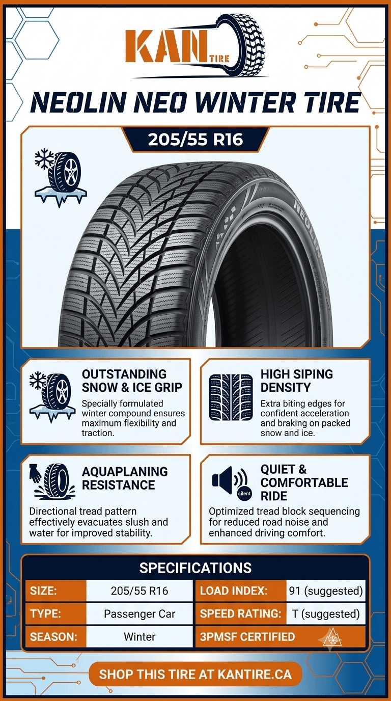 Neolin Tire 20555 R16 Winter