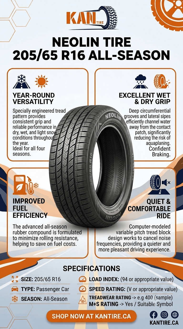 Neolin Tire 205/65 R16 All Season