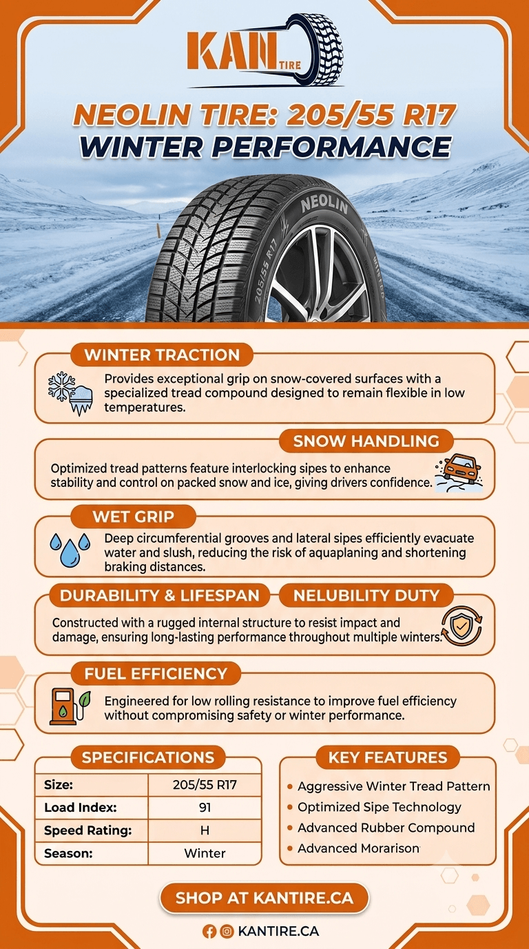 Neolin Tire 20555 R17 Winter