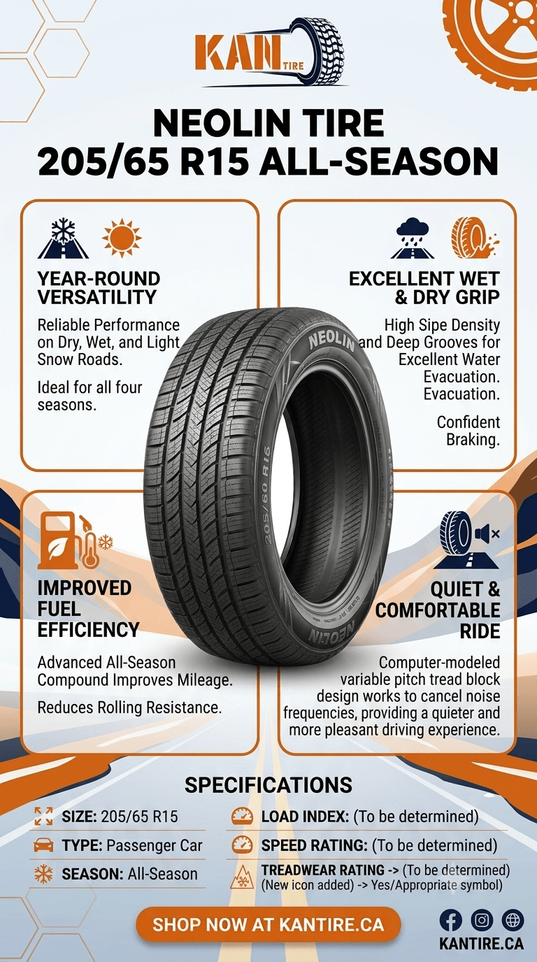 Neolin Tire 20565 R15 All Season